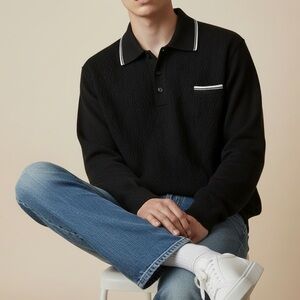 Vintage Late 70’s Early 80’s Aristocrat Tipped knit Polo